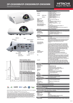 CP-CX300WN/CP-CW250WN/CP-CW300WN