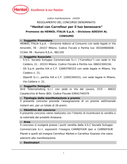 Leggi il regolamento