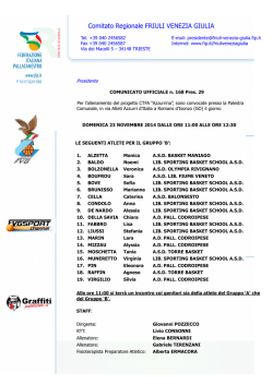 CU 168 Pres. 29 - Convocazione Azzurrina parte B