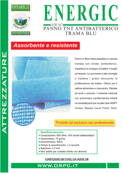 panno tnt antibatterico trama blu