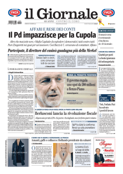 Il Pd impazzisce per la Cupola