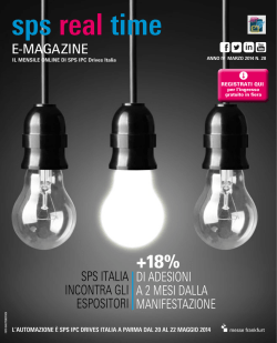 E-MAGAZINE - SPS IPC Drives Italia