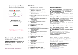 Programm - Ordine dei Medici e degli Odontoiatri della Provincia di