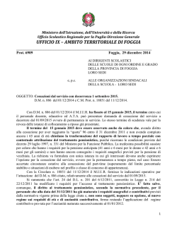 CIRCOLARE cessazioni 2015