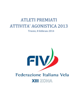 elenco premiati 2013