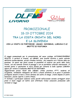 PROMOZIONALE 18-19 OTTOBRE 2014