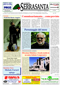 N.01 - Gennaio 2014 - Il Nuovo Serrasanta
