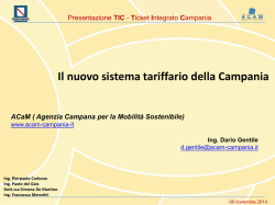Documenti - Agenzia Campana per la Mobilit&agrave; Sostenibile