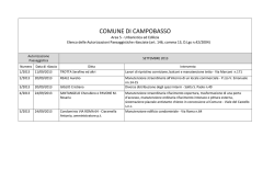 Autorizzazioni Paesaggistiche rilasciate