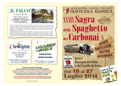 Programma SAGRA FRATTICIOLA 2014