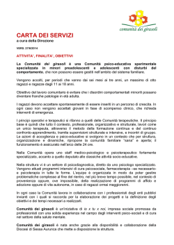 CARTA DEI SERVIZI