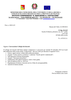 istituto comprensivo &ldquo;g. boscarino-a. castiglione&rdquo;