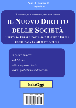 A Copertina - ordine dei dottori commercialisti e degli esperti