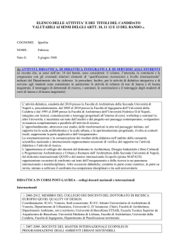 Elenco - Universit&agrave; degli Studi di Napoli Federico II