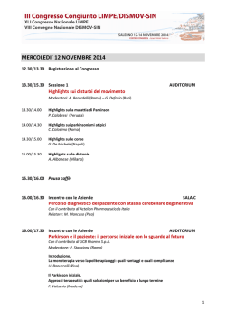 programma scientifico sito - Congresso Congiunto LIMPE DISMOV