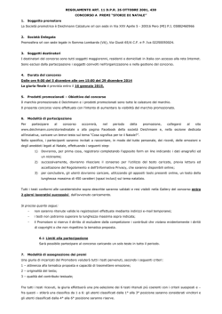 Spedire al Mse entro il 20/11 Danja