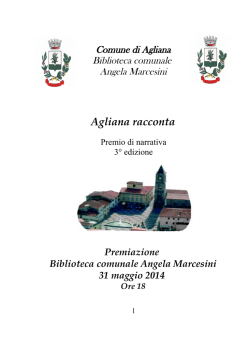 Agliana racconta 3 ed 2014