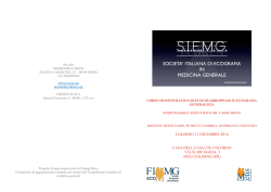 Corso monotematico di ECD