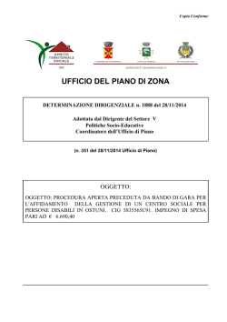 det. 351 U.d.P - Ambito Territoriale Sociale