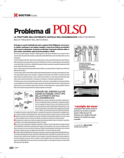 problema di polso - Dr. Alberto Gobbi