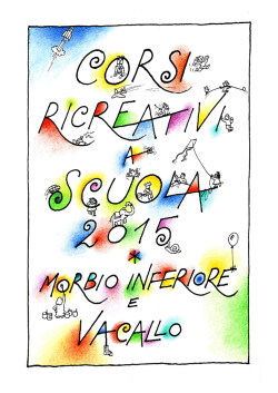 Corsi ricreativi a scuola 2015