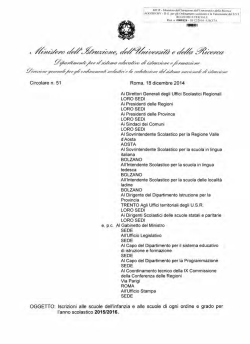 iscrizione - Istituto Muzio Gallo