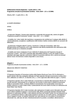 Deliberazione Giunta Regionale 1 aprile 2014 n