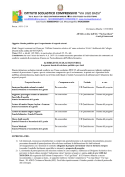 istituto scolastico comprensivo &ldquo;via ugo bassi&rdquo;