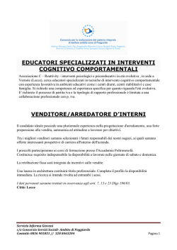 Opportunit&agrave; al 20-01-2014