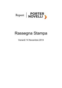 Rassegna Stampa