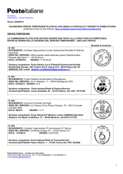 Diramazione numero 42 &ndash; Calendario servizi temporanei