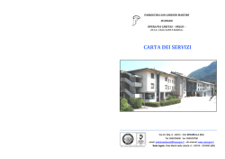 CARTA DEI SERVIZI