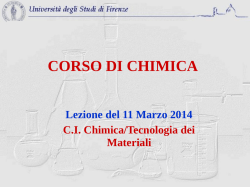CORSO DI CHIMICA