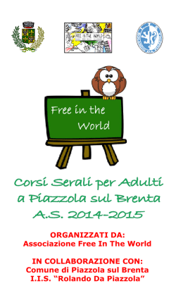 Opuscolo completo 2014/2015, in PDF.