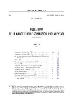 Atti Parlamentari - Camera dei Deputati
