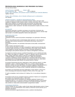 Teorie, culture e tecniche per il servizio sociale