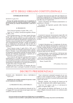 DECRETO 16 aprile 2014