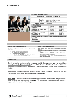 Modello base note operative