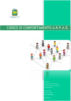 bozza del Codice di Comportamento Aziendale