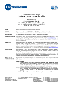 La tua casa cambia vita