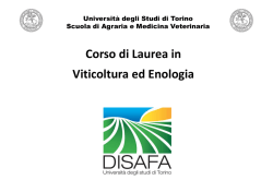 Presentazione del corso - Corsi di Studio del Dipartimento di
