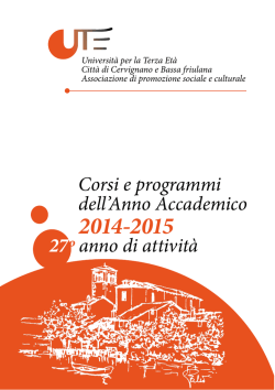 Libretto UTE 2014
