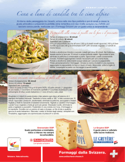 publi gioia summer - Formaggio Svizzero