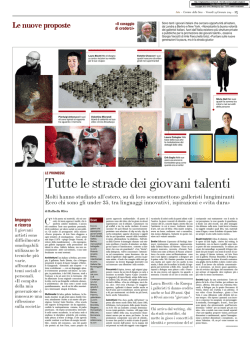 Corriere della Sera - Galleria Asso di Quadri