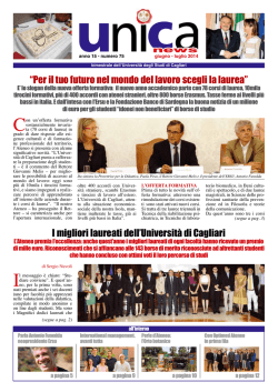 giugno 2014 - n. 75 - Università degli studi di Cagliari.