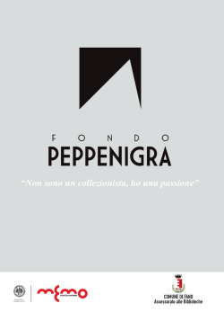 catalogo - Fondo Peppe Nigra