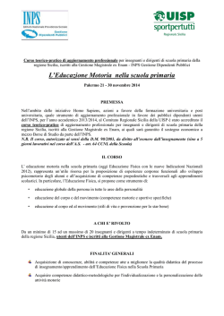Bando Primaria - ufficio xv ambito territoriale per la provincia di