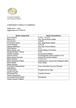 Elenco componenti - Comune di Padova
