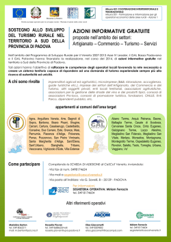 CeSCoT Veneto - GAL Patavino