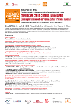 PROGRAMMA_ Workshop Cultura + Impresa
